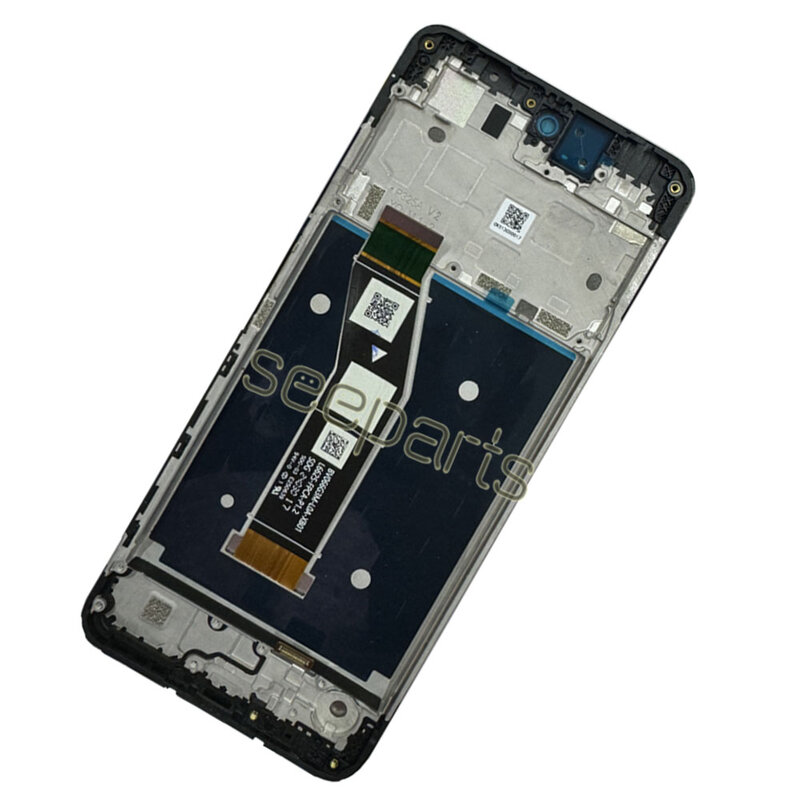 6.56 "สำหรับ Motorola Moto XT2421-2 G04จอแสดงผล LCD แผงสัมผัสหน้าจอประกอบ Digitizer สำหรับ Moto G24 XT2423-2 LCD พร้อมกรอบ