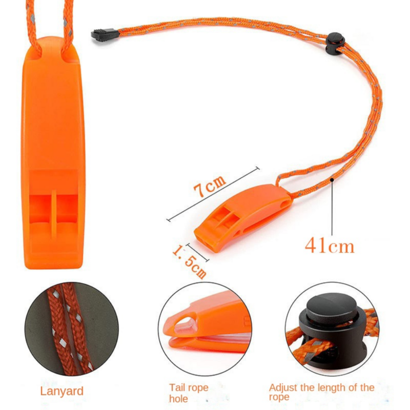4 Farben Outdoor Survival Whistle hochwertige Delphin Sound Rescue Notfall Pfeife Tauchen Fußball Tool Outdoor-Tool
