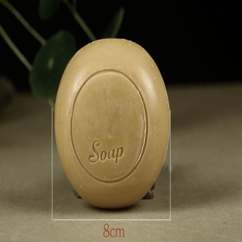 India Mysore Sandal Soap Sandalwood Essential Oil Handmade Soap, Oil Control, Exfoliating Moisten The Skin 150g