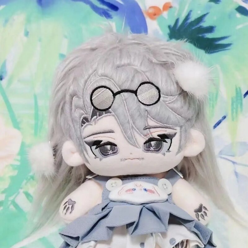 Tożsamość Anime V balemmer Aesop Carl 20cm pluszowy lalki zabawki naga lalka pluszowy Cosplay 6125 prezent dla dzieci