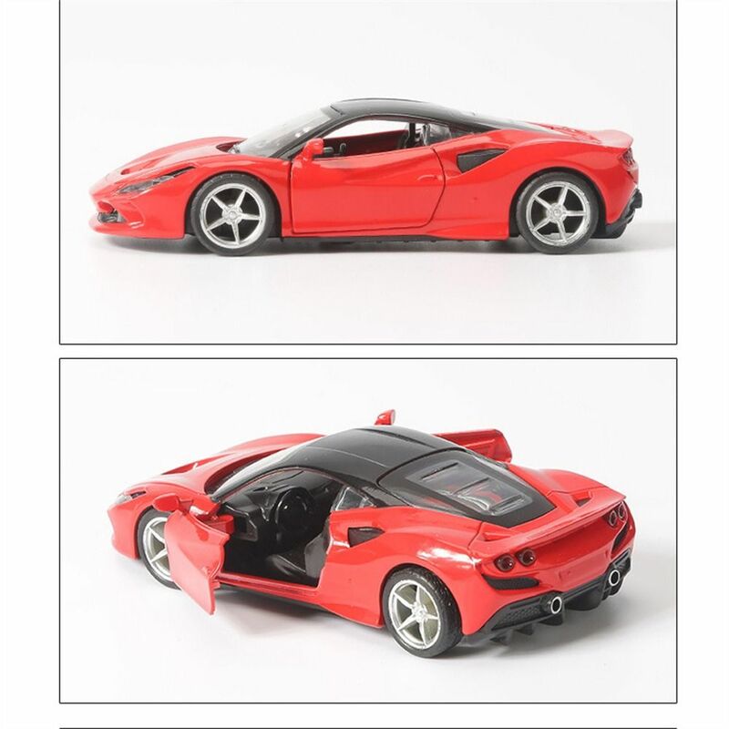 Simulation Car Model Toys Alloy Metal Vehicles Toy Pull Back Car Collection Rebound Door Sports Car Toy Children's Toys