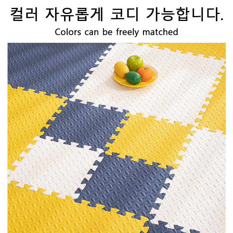 Solid Color Baby Game Mats Formaldehyde free and odorless Play Mat Easy To Clean Collapsible Protect Infants Children Splice Pad