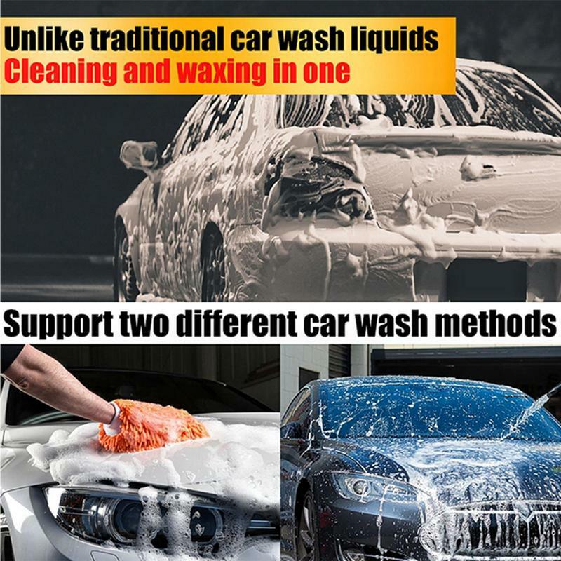 High Concentration Car Exterior Shampoo, Espuma Carro Limpador, Líquido Seguro, Fórmula Neutra, Removedor de Manchas, 3.2oz