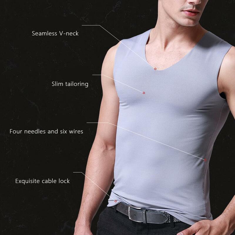 Camiseta interior sin mangas para hombre, chaleco de Fitness para correr, 5XL, 3 unidades