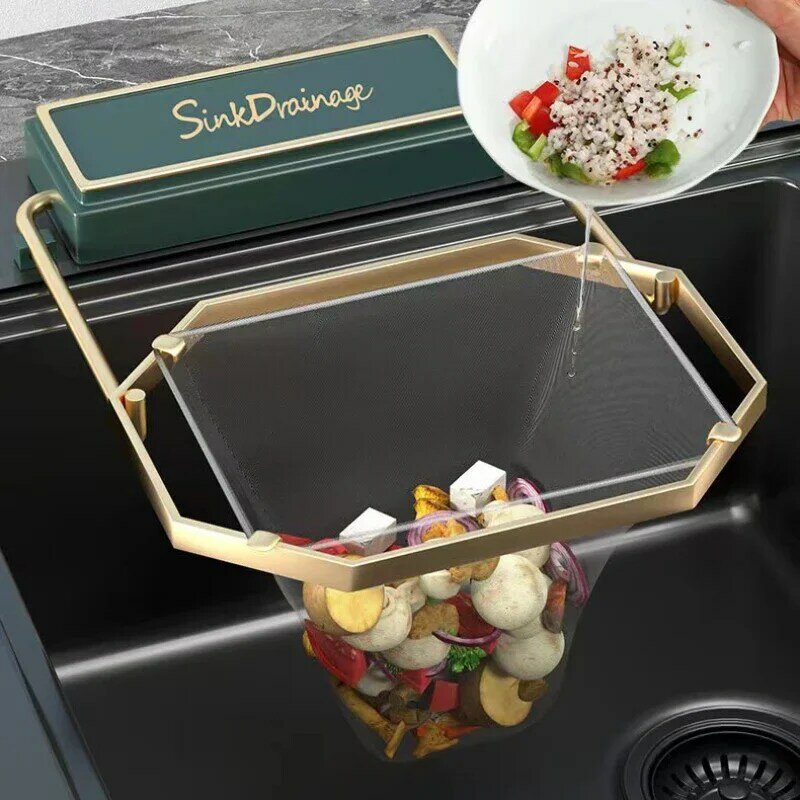Новая кухонная подставка для экрана, одноразовый сливной стеллаж для раковины, подставка для остатков пищи, антиблокирующий кронштейн, стойка для фильтра