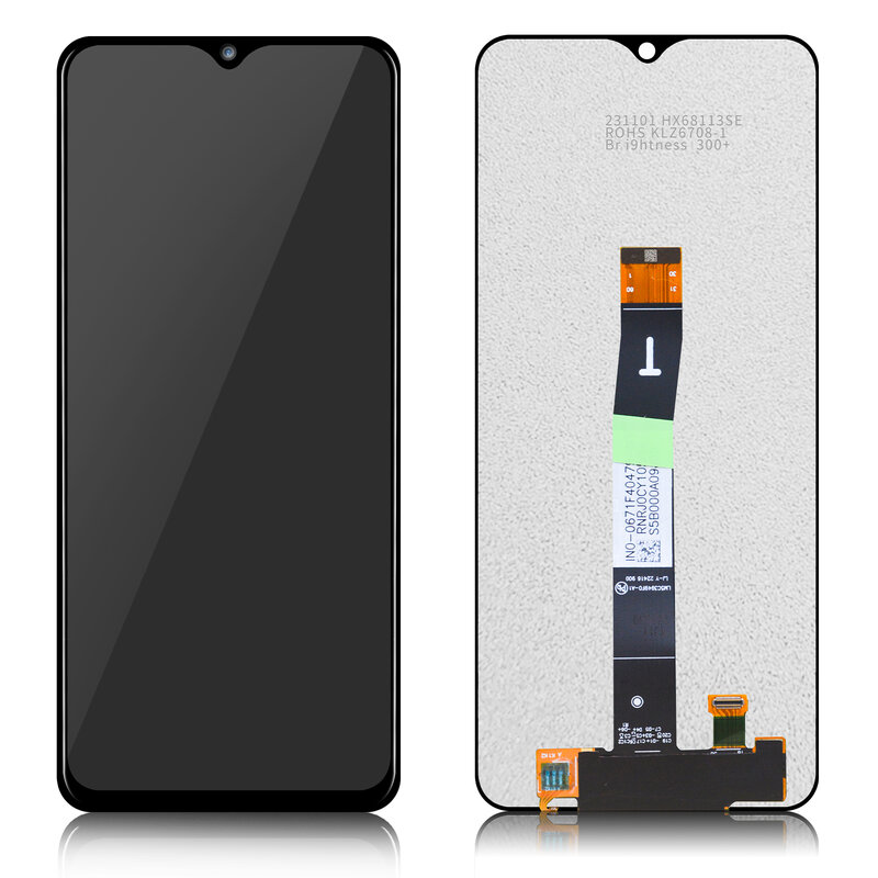 Komponen pengganti Digitizer layar sentuh, 6.71 inci untuk Xiaomi Redmi 12C LCD LCD Display rakitan Digitizer layar sentuh untuk Poco C55 LCD