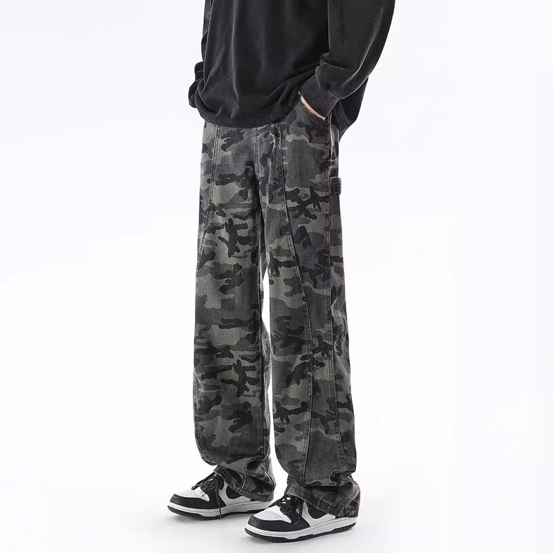 Tfetters กางเกงคาร์โก้ลายพรางแบรนด์สำหรับผู้ชายเสื้อผ้าผู้ชายแนวสตรีทแวร์สไตล์อเมริกัน2024ฤดูร้อน