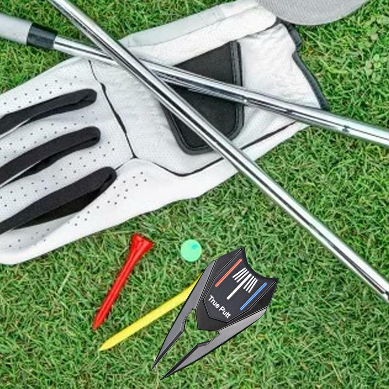 6 In 1 Golf Divot Repair Tool Pitch Groove Cleaner accessori da Golf Putting Green Fork Dropship