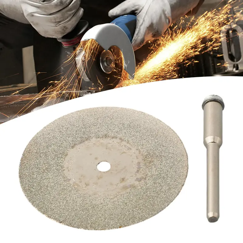 Cutting Wheel Blade Grinding Disc Kits Rotary Tool Workshop Accessories Gem Metal 40/50/60mm Diamond Metal Set