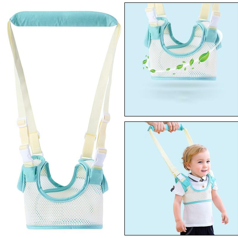 Baby Walking Harness para criança, Walker Assistant Belt, puxando e levantando, azul
