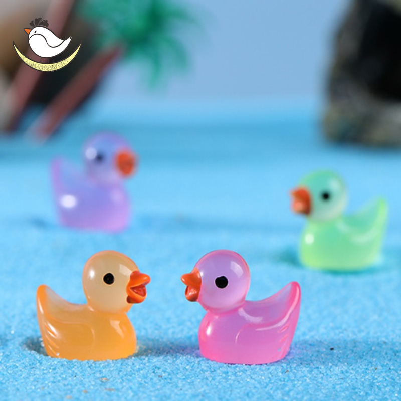 Żywiczne kaczki świecące dzieci mieszają kolorowe nowatorskie zabawki dla dzieci świecące w ciemności nowe zabawki upominek gwiazdy ozdoby świecące obecne