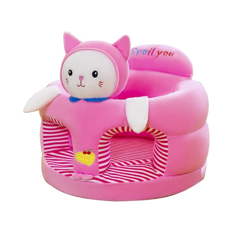 Canapé-lit en forme d'animal dessin animé pour enfants, siège soutien confortable pour bébé, pour apprendre à s'asseoir