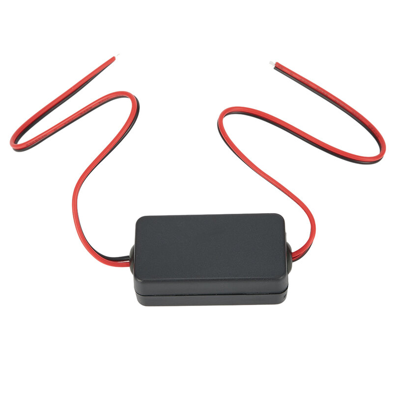 1pc Camera For Car Rear View Relay Capacitor Filter 12V-DC Power Rectifier Quality-Black-Accessories For Vehicles