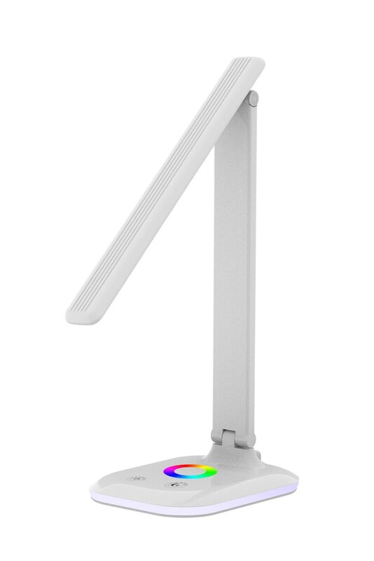 Lampada da tavolo a Led pieghevole colorata RGB intelligente protezione per gli occhi lampada da tavolo ricaricabile per camera da letto moderna