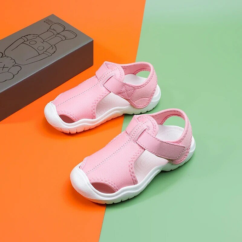 New Arrival Summer Children Beach Boys Casual Sandals Kids Shoes Closed Toe Baby Non-slip Sport Sandals for Girls Eur Size 22-33