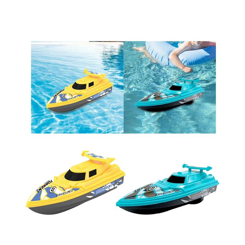 Barche giocattolo galleggianti regali di natale regalo di compleanno giocattoli da spiaggia Baby Bath Boat Toy Yacht Pool Toy for Kids età 1-3 Toddlers Infant Child
