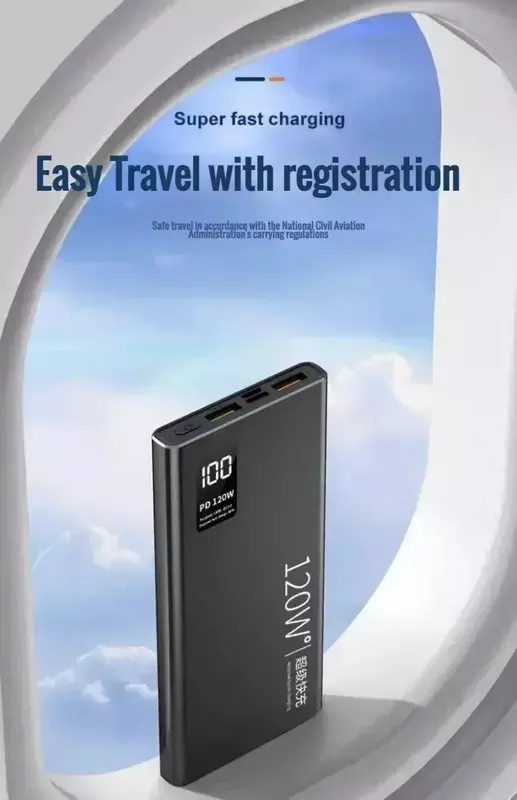 Xiaomi 120W High Capacity Power Bank 30000mAh Fast Charging Powerbank Portable Battery Charger For iPhone  Samsung Huawei