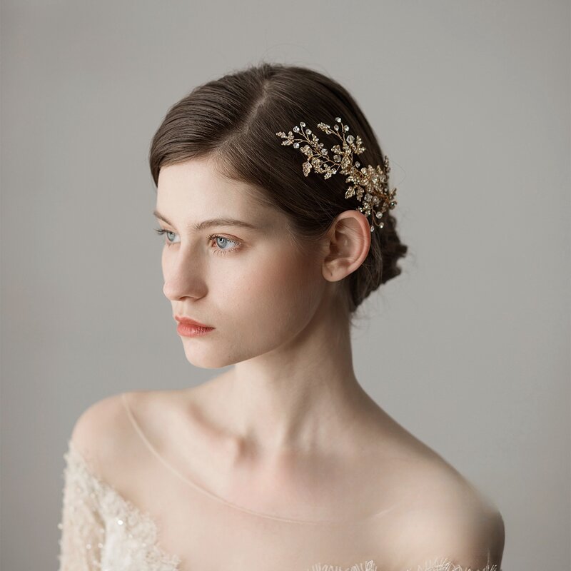 Bridal Headwear-Alloy Flower Hairpin Wedding Dress Style Hair Accessories