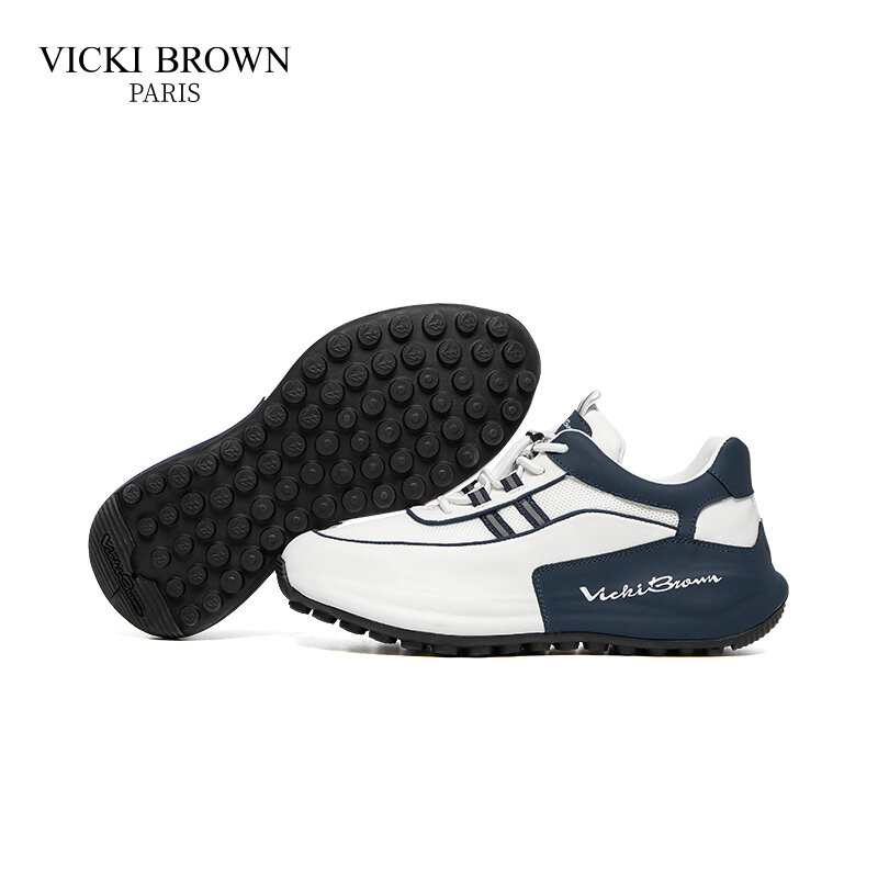 Wysokiej klasy buty męskie Casual Sneaker VICKI BROWN Low-Key Luxury Men