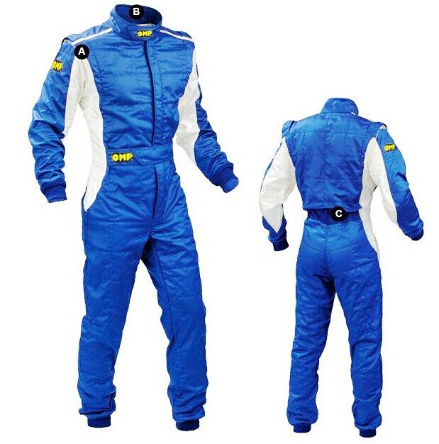 Motorcycle Racing Suit One-Piece - Smooth Polyester Double Layered, Windproof Comfort for Track Riders