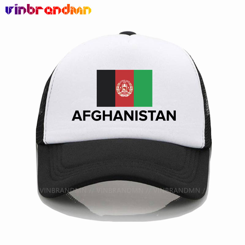 Afeganistão emblema nacional design retro boné de beisebol verão boné afeganistão bandeira sun visor chapéu ao ar livre snapback ajustável boné