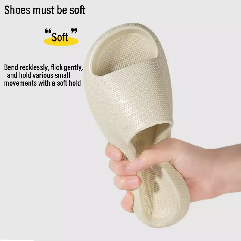 New Home Soft Sole EVA Men's Slippers Women's Anti-Slip Bathroom Slipper Summer Casual Indoor Slippers for Men Sandal Flip-Flops