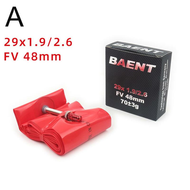 Baent TPU ultralight bicycle inner tube 29 inch mountain bike tire 27.5 26 inch 48 mm French valve 1.26-1.75 1.9-2.7 bike parts