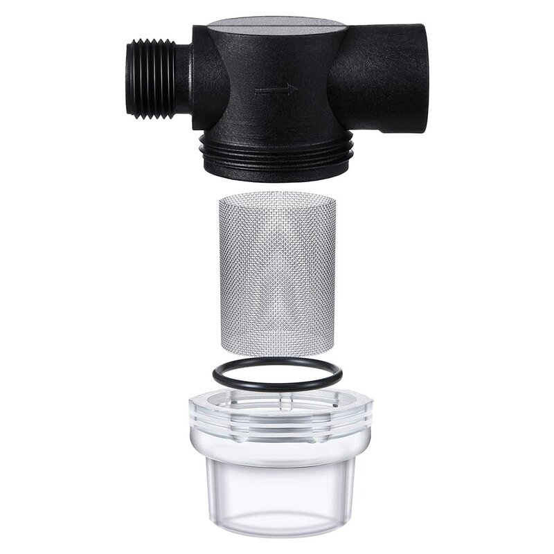 Filtro del filtro della pompa dell'acqua, filtro del tubo Twist-on da 1/2 pollici di ricambio per camper compatibile con le pompe WFCO o Shurflo