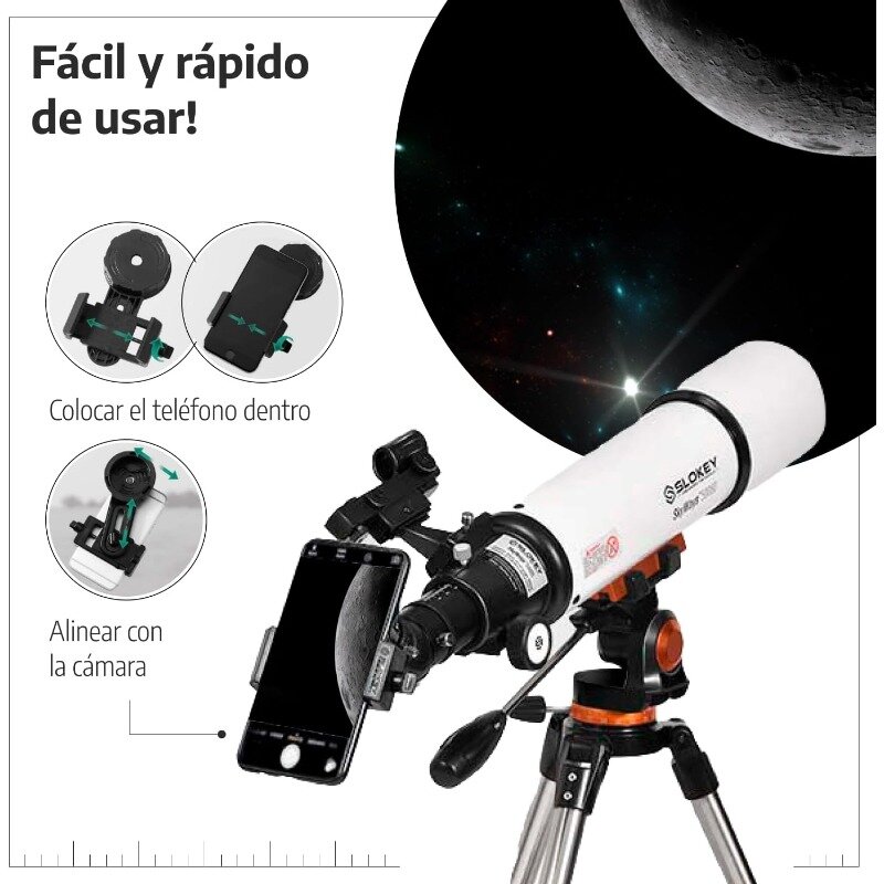 Slokey entdecken Sie das Welt teleskop für Astronomie für erwachsene Anfänger-profession ell, tragbar und leistungs stark 20x-250x-einfach