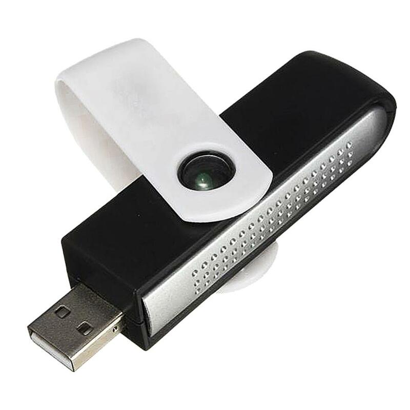 Pembersih udara ionik otomatis putar portabel USB