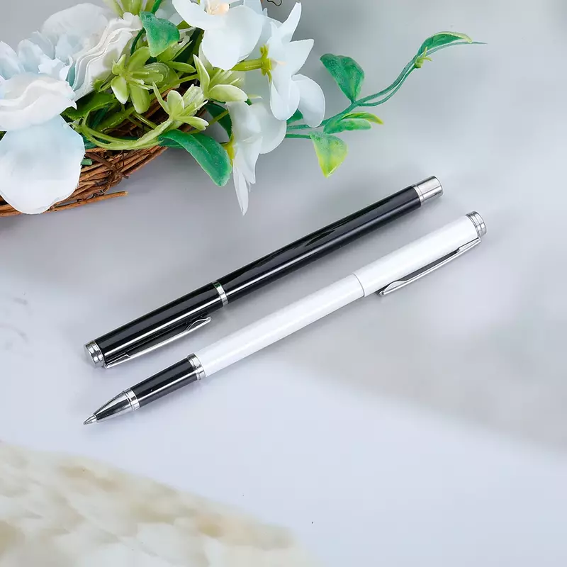 10 buah Set pena Gel 0.5mm pulpen hitam warna tinta Kawaii pena pelajar alat tulis kantor sekolah perlengkapan grosir