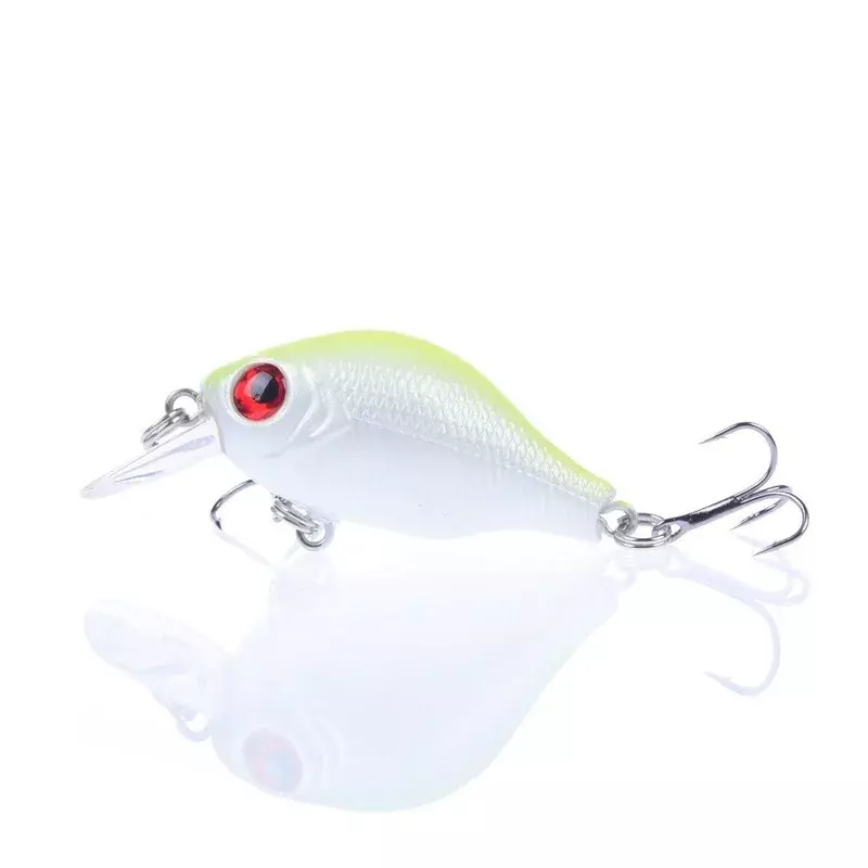 Hard minnow lure for fishing, artificial bait for fishing, Wobbler, large crank, 5.5cm, 9g, 1 part