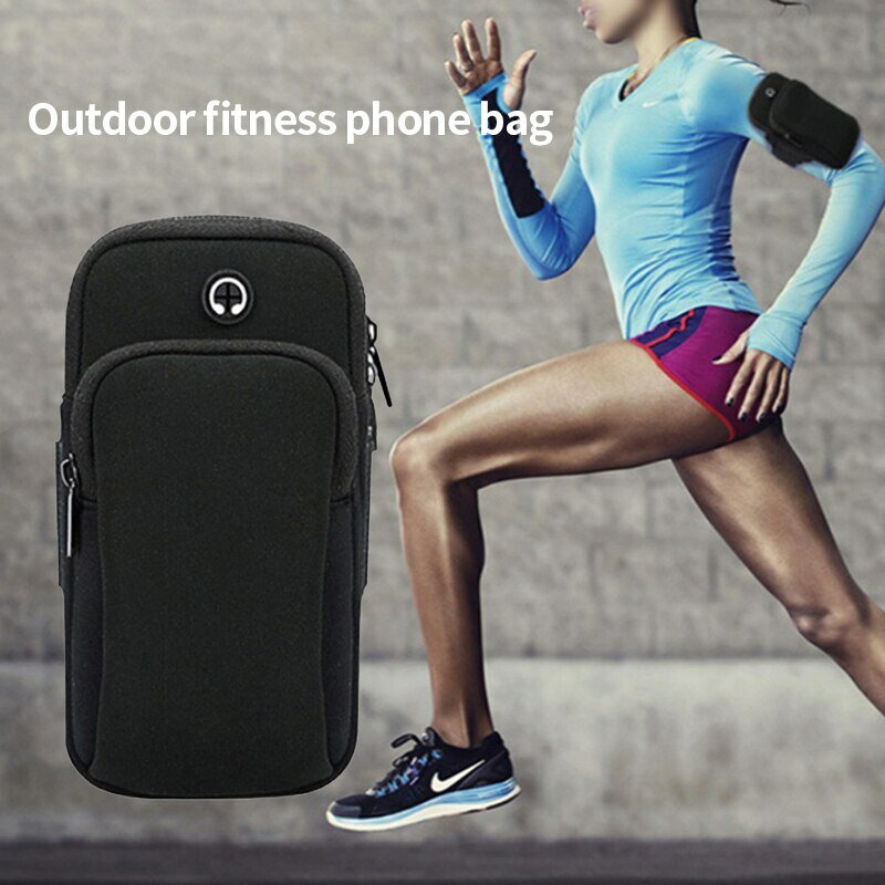 Bolsa de brazo de teléfono para correr para hombres y mujeres, bolsa de brazo de teléfono Universal para Fitness al aire libre, Maratón, impermeable, montañismo, transpirable