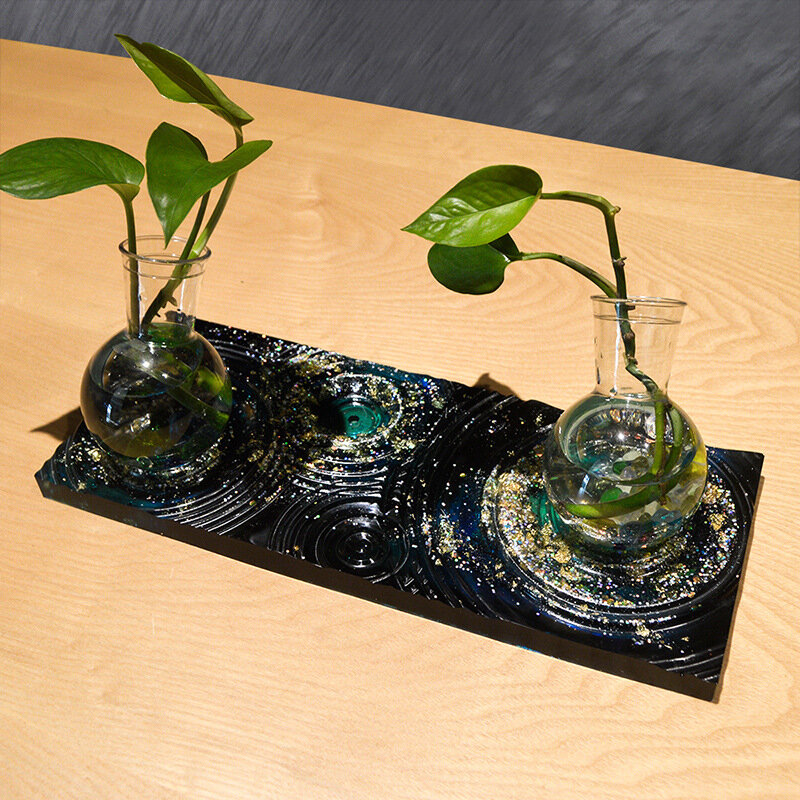 シリコンモールドの花瓶,エポキシ,正方形の花の鍋,花の植物ホルダー,アロマテラピー,樹脂石膏用