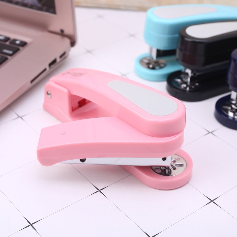 360 Degree Rotary Stapler 2-25 Sheets A4 Paper Capacity Bookbinding Machine Manual Binding Supplies for Office Home School