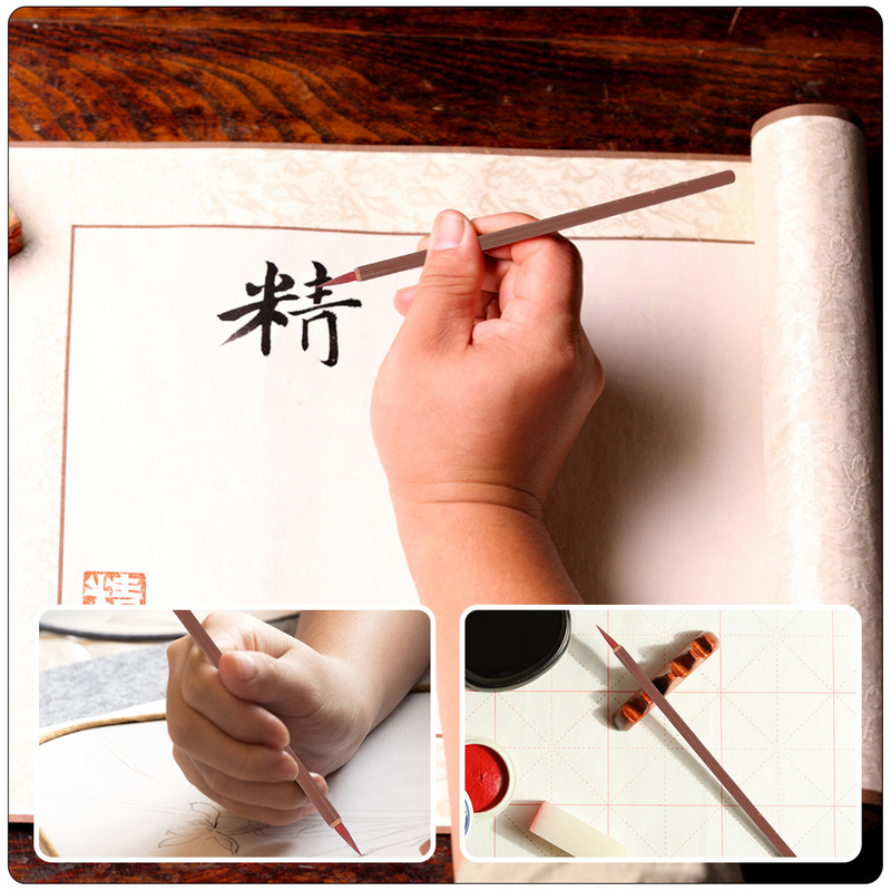 Kuas kaligrafi Cina profesional kuas lukisan tradisional pena kuas menulis