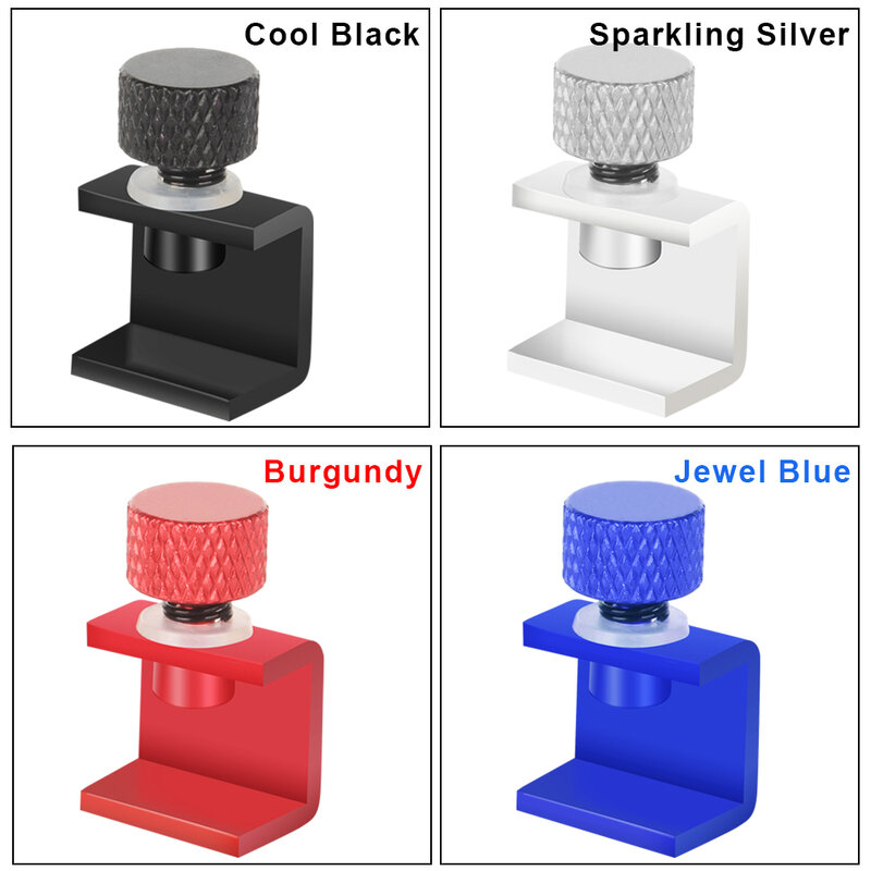 Ajustável Clipe Cama de Alumínio para Impressora 3D, Ender 3 Braçadeira Heatbed, Impressora 3D Construir Plataforma, Vidro Retainer, 3DSWAY, 4PCs, 8PCs
