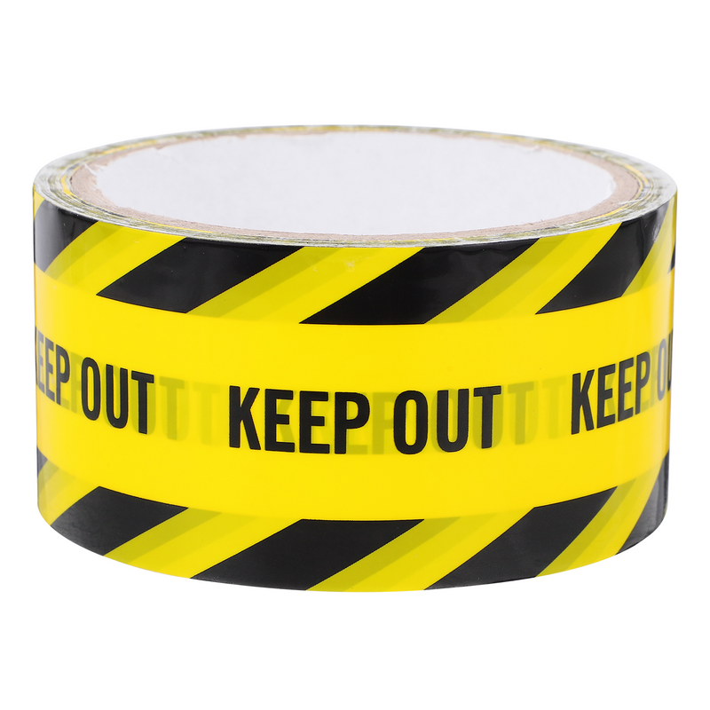 Yellow Caution Tape Colored Duct Warning Reflective Sticker Safety Stripes Self Adhesive Roll