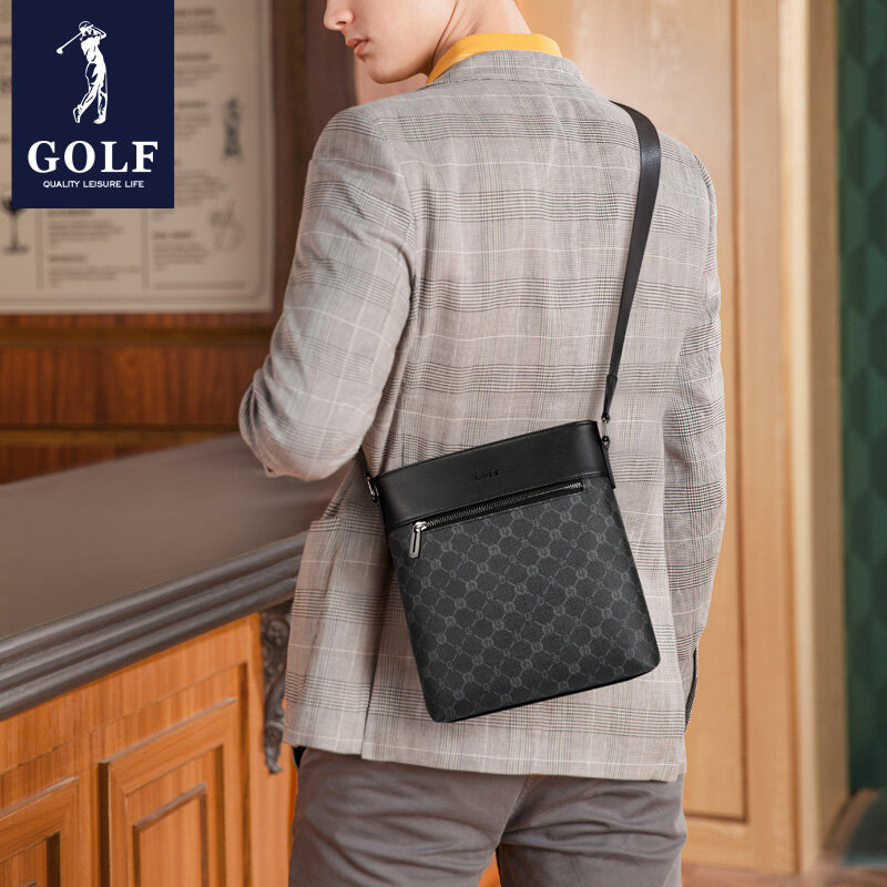 Golf Herren Tasche Freizeit Mode Umhängetasche Business Print Cross body kleinen Rucksack leichte Handtasche Marke Aktentasche