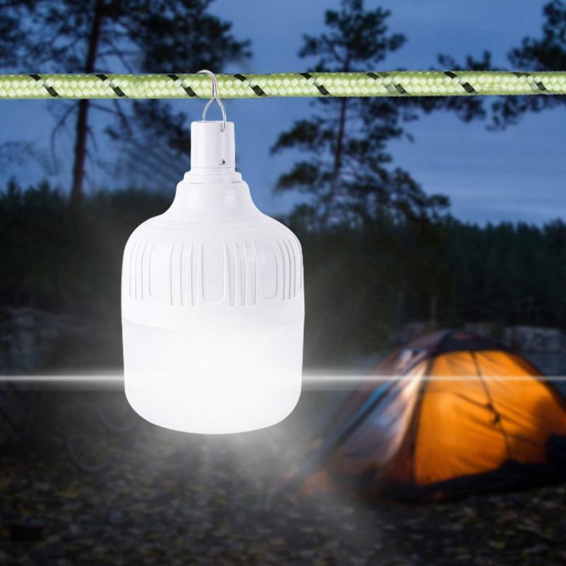 Lâmpada recarregável recarregável do acampamento da lâmpada da luz do diodo emissor de luz multi-funcional à prova drechargeable água