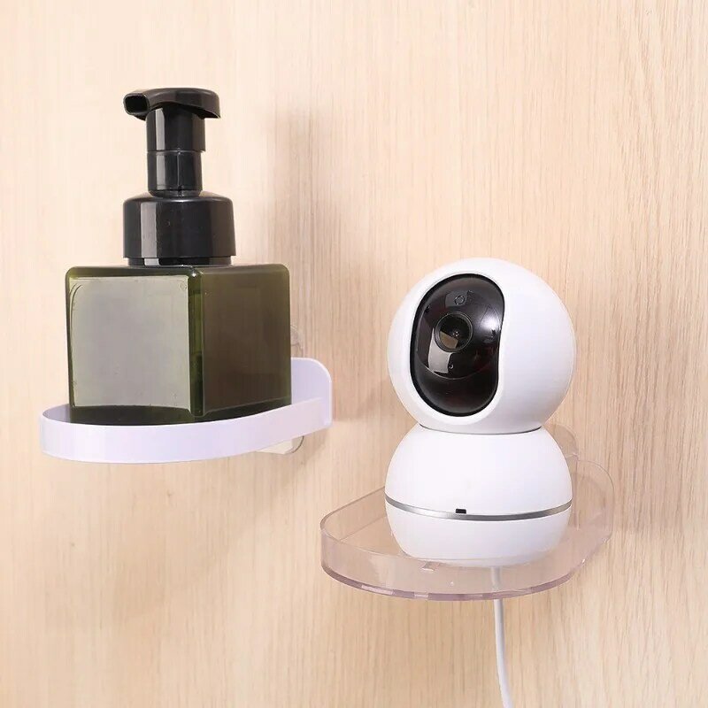 Kleine Überwachungs kamera Wand halterung Acryl Überwachungs kamera Halter selbst klebendes Regal für Lautsprecher Baby phone