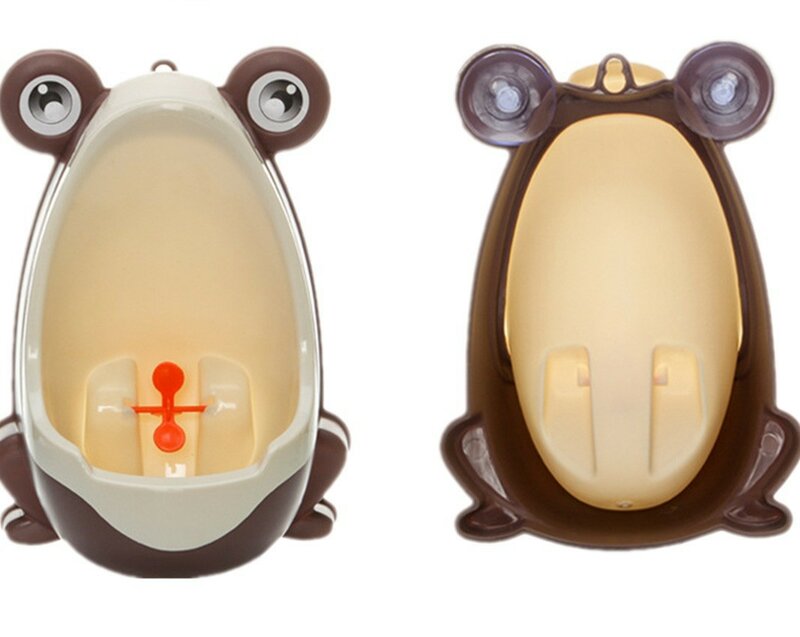 Urinal Kids Cute Frog Baby Boy Potty Toilet  Travel Potty Training Frog Children Stand Vertical Pee Infant Toddler Wall-Mounted