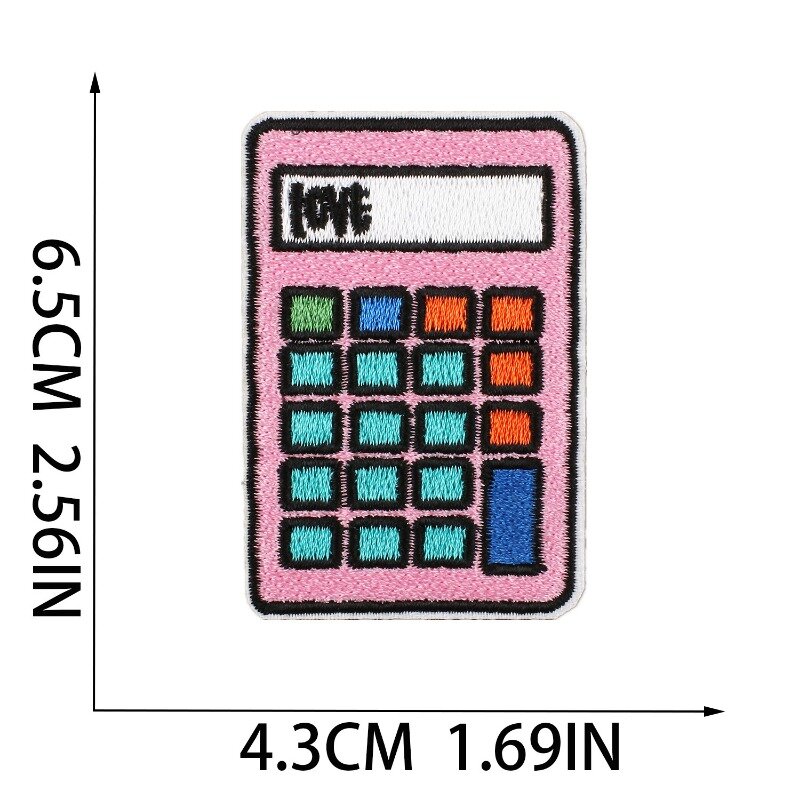 Hot School Bus Backpack DIY Embroider Fabric Patch for Clothing Hat Bag Pants Jean Eraser Sticker Badge Decoration Accessory