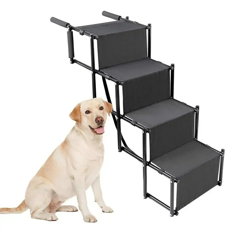 Складная лестница для домашних животных, переносная Складная регулируемая конструкция, большая грузоподъемность, для собак и кошек