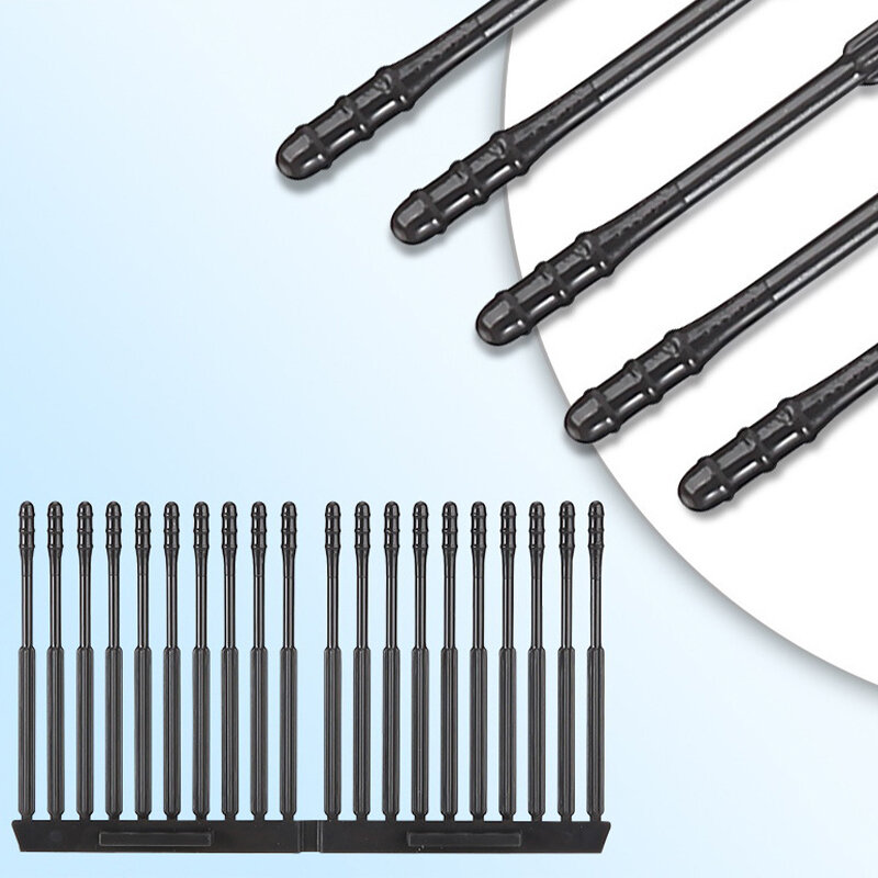 20 stücke tragbare klebrige Einweg-Ohr tupfer Pick Spiral spitzen Wachs entferner Tool Kit Cleaner Stick Tool