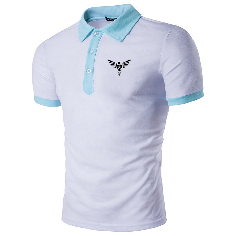 Брендовая Летняя мужская рубашка-поло HDDHDHH, повседневная спортивная одежда, футболка с коротким рукавом и отворотом, свободная модная одежда, топ для гольфа