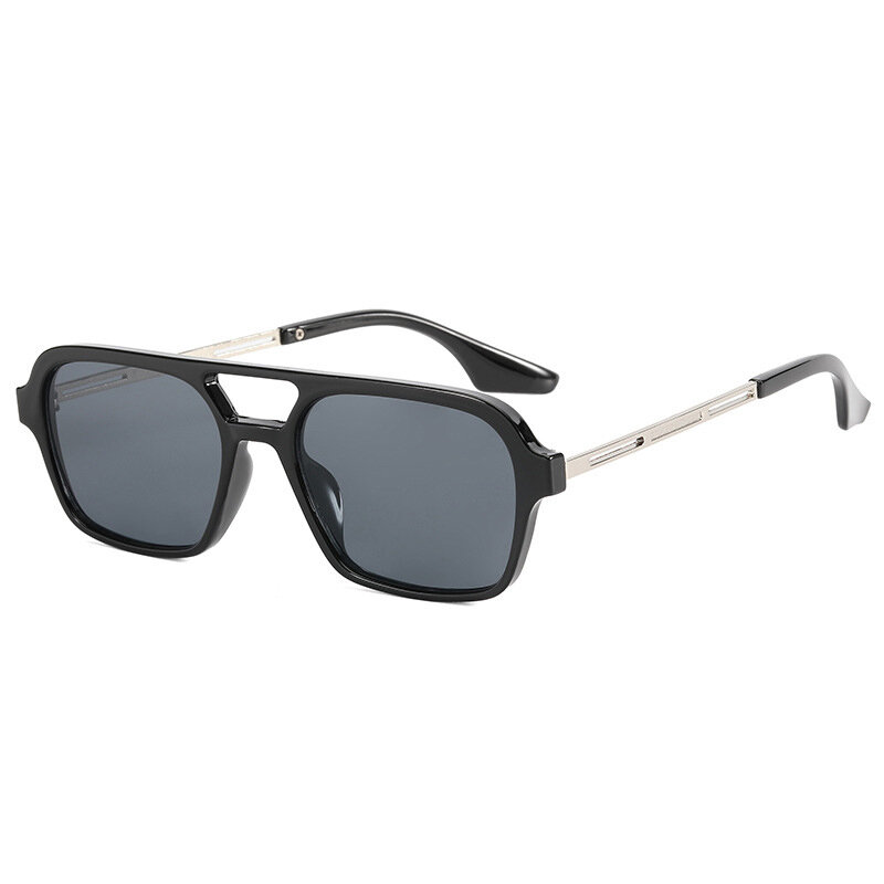 Gafas de sol cuadradas pequeñas para mujer, lentes de sol de marca de diseñador de colores caramelo, Retro, espejo azul, gafas de conducción