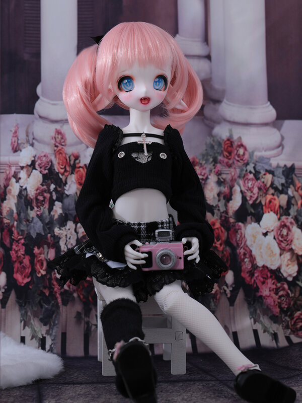 New bjd Doll legitimate 1/4 Nicome Anime sd Fairy Ears Double Ponytail secondary Yuan Set Resin full set from stock