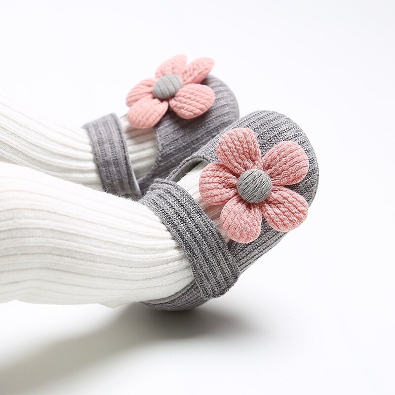 Chaussures en coton pour bébés filles de 0 à 18 mois, rétro, pour les premiers pas de bébé, à semelle souple, printemps-automne