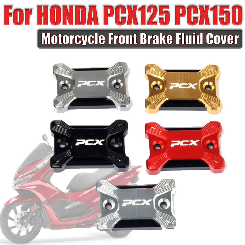 Motorcycle Front Brake Master Cylinder Cover Front Brake Fluid Reservoir Cap for Honda Pcx 125 Pcx 150 Pcx125 Pcx150 2016-2019
